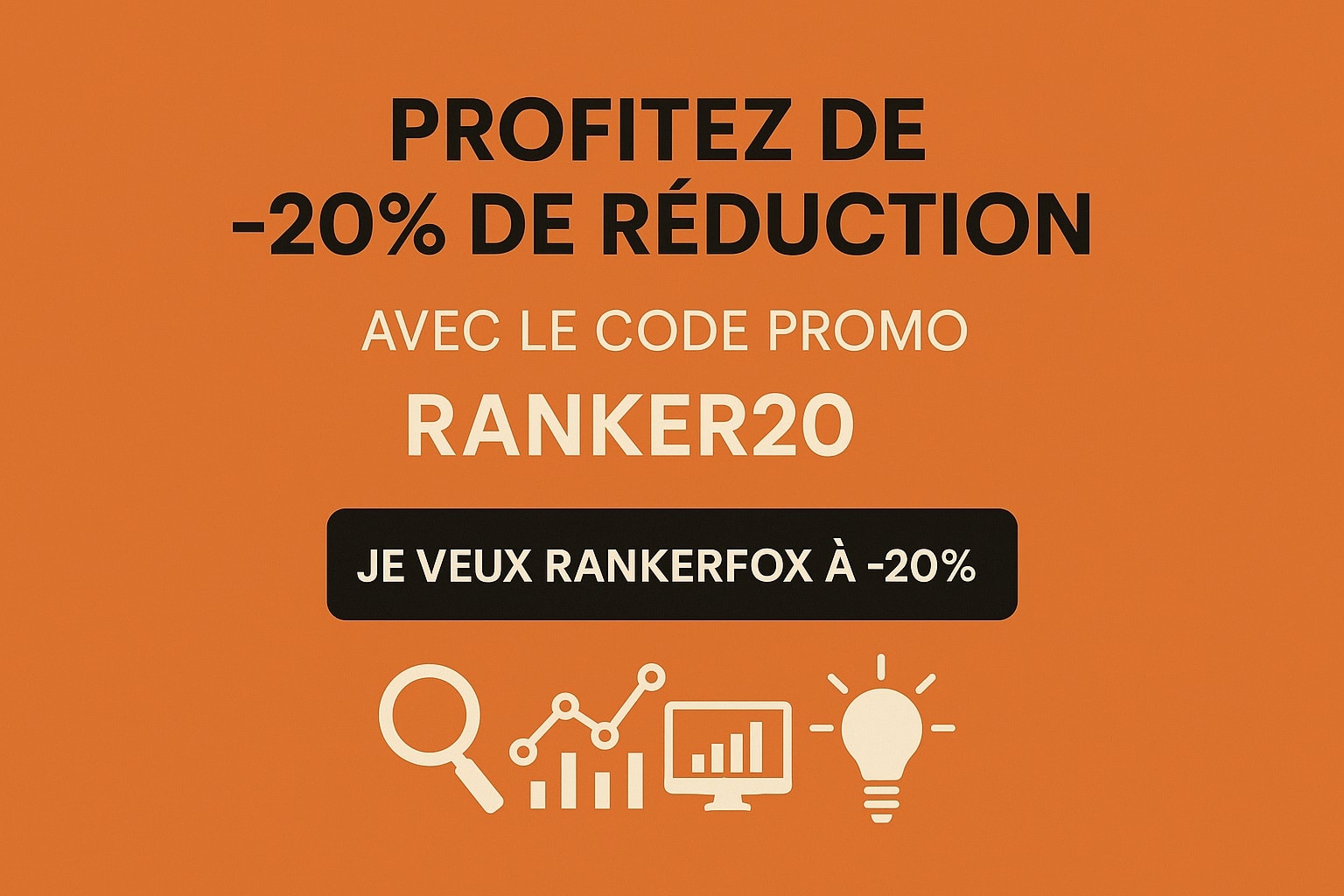SEMRUSH PAS CHER : économisez des centaines d'euros grâce à Rankerfox (offre exclusive) SEMRUSH PAS CHER : économisez des centaines d'euros grâce à Rankerfox (offre exclusive)